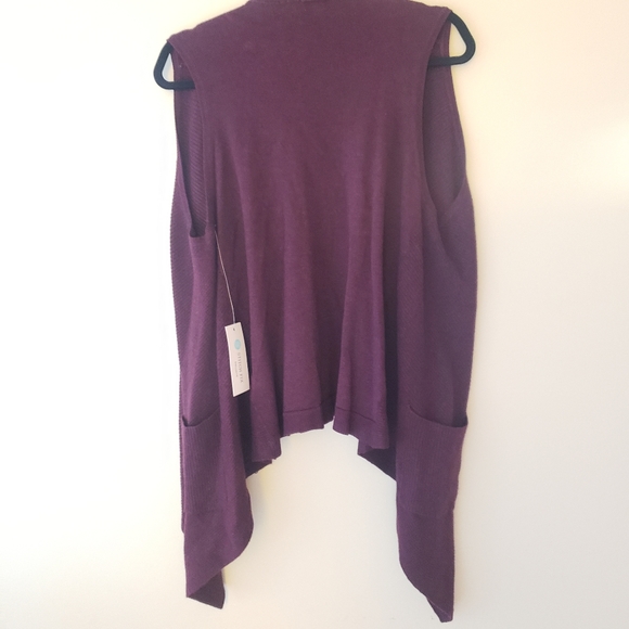 Melanie K Sleeveless Rectangle vest with Pockets Size XL NEW - Picture 4 of 13